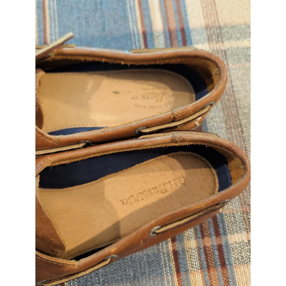 Women's G. H. Bass Boat Shoes Brown Size 9.5 Castoff Vintage